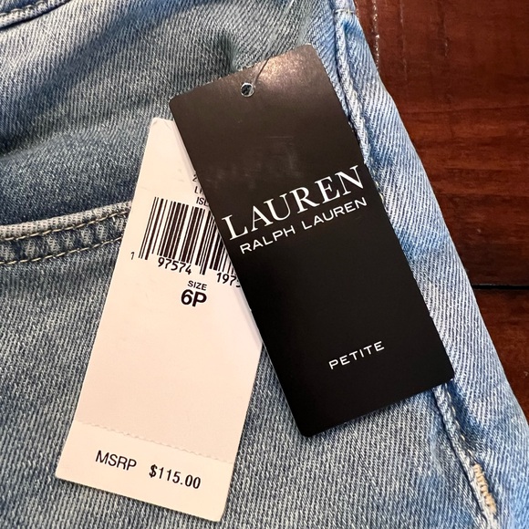 Lauren Ralph Lauren Light Blue Flare Jeans - Picture 3 of 5